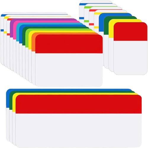 KICNIC Sticky Tabs 480 Pcs, Adhesive Book Tabs, Page Markers, 1 Inch, 2 Inch, 3 Inch Annotation Tabs, Labels for Books, Notebooks, Files, Binders, Bible, Flags for Office and School Use (10 Colors) - size: 1 Inch, 2 Inch, 3 Inch