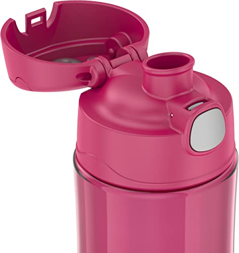 THERMOS FUNTAINER 16 Ounce Plastic Hydration Bottle with Spout, Raspberry - color: Raspberry