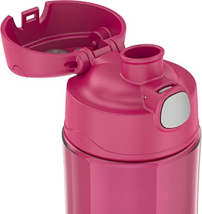 THERMOS FUNTAINER 16 Ounce Plastic Hydration Bottle with Spout, Raspberry - color: Raspberry