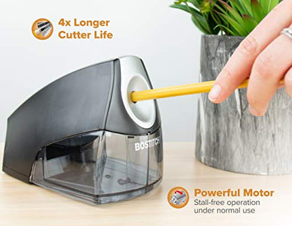 BOSTITCH Office Personal Electric Pencil Sharpener (EPS4-BLACK) and Ascend 3 in 1 Stapler