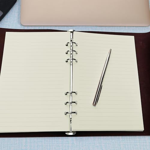 A5 Ruled Refills Inserts for 6-Ring Binder, Loose Leaf Planner Filler Paper, Planner Inserts,80 Sheets/160 Pages,Lined(Line-A5) - size: Line-A5
