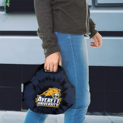 Campus Lab Averett University Tie-Dye Soft Neoprene Lunch Bag, Lightweight - color: Averett University Cougars