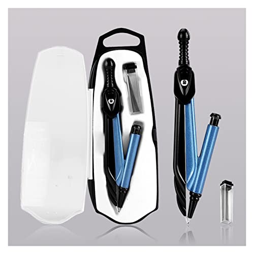 Mathematical Geometry Set Geometry Precision Tools Math Geometry Kit Metal Compass Student Circle Drawing Tools & Storage Box Math Supplies Ruler Compass Set(C) - color: C