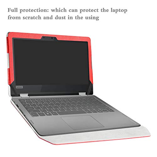 Protective Case for Lenovo Flex 6 11 6-11IGM/Flex 4 11 4-1130,Case for HP Chromebook 11 G8 G9 EE/Chromebook X360 11 G3 EE/ProBook X360 Fortis 11 G9(Not fit Flex 3 11) 11.6",Red - color: Red