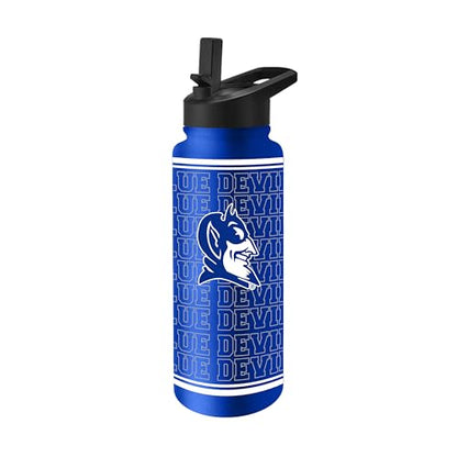 Logo Brands NCAA 34 oz Travel Quencher Bottle — Team Color | Stainless Steel | Double Wall | Echo Design