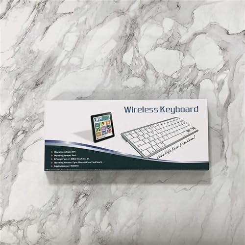 Wireless French Keyboard, AZERTY Keyboard Minority Language Keypad Ultra Thin Lightweight Silent Bluetooth Keyboards for Laptop/PC/Tablet/Desktop/Smart TV (French) - style: French