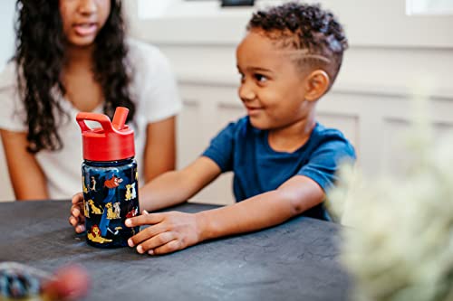 Simple Modern Disney Princess Kids Water Bottle Plastic BPA-Free Tritan Cup with Leak Proof Straw Lid | Reusable and Durable for Toddlers, Girls | Summit Collection | 12oz, Princesses Royal Beauty - color: Disney: Princesses Royal Beauty, style: Straw Lid