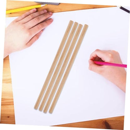 Tofficu 50pcs Wooden Sketch Pencils for Students Durable Writing Tools Comfortable Grip Easy to Sharpen for School and Art Projects
