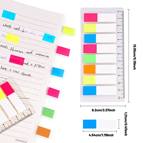 160Pcs Transparent Sticky Tabs - Page Markers for Books, Notebooks & Teacher Supplies, Index Flags File Organizer