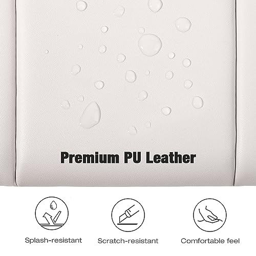 MoKo 9-11 Inch PU Leather Tablet Sleeve Bag Padded Protective Carrying Case | Fits iPad Pro 11-inch M4, iPad Air 11-inch M2, iPad 10th 10.9-inch and iPad Air 4/5th 10.9-inch, White - color: White, size: 9-11 inch