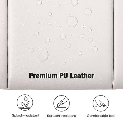 MoKo 9-11 Inch PU Leather Tablet Sleeve Bag Padded Protective Carrying Case | Fits iPad Pro 11-inch M4, iPad Air 11-inch M2, iPad 10th 10.9-inch and iPad Air 4/5th 10.9-inch, White - color: White, size: 9-11 inch
