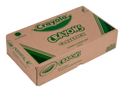 Crayola Crayon Classpack (832 Count), Bulk School Supplies for Classrooms,13 Sets of 64 Crayons, Kids Arts & Crafts Supplies - style: 832 Count