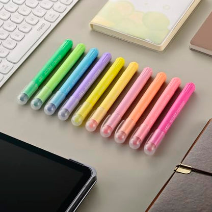 konket- Bible Highlighters No Bleed, Gel Highlighters, Bible Markers for Nurse Study Journaling Supplies Pack of 10