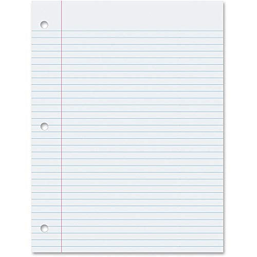 PACON College Ruled Filler Paper, White
