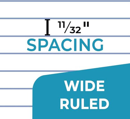 Rosmonde 50 Pack A5 Kraft Notebook, 120 Pages(60 Sheets) Thick Notebook, Long Lasting, Wide Ruled, 8 x 5.7, Bulk Composition Notebook, Bulk Kraft Travel Journals, Notebook for School - size: 50 Pack | Bulk Value, style: Wide Ruled - Kraft Cover