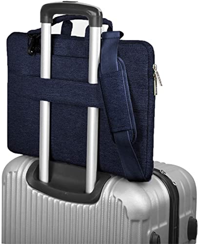 Hseok Laptop Shoulder Bag 13 13.3 14 Inch Case Compatible with MacBook Pro/Neo 14" M5/M4/M3/M2/M1,Mac Air/pro/Neo 13" and Most 13 13.3 14 Notebooks,Spill-Resistant Briefcase,Dark Blue - color: Dark Blue, size: 13-13.5 inch