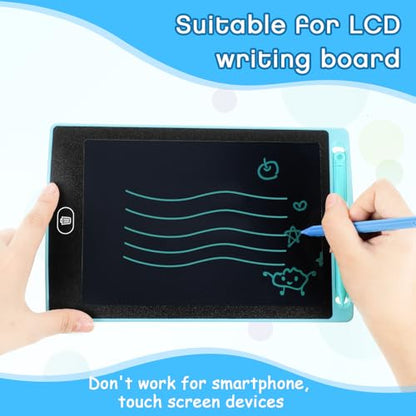 6 Pcs LCD Writing Tablet Pen Replacement for Kids Drawing Tablet Doodle Board Kids Stylus Pen for Drawing Pad,3 Colors