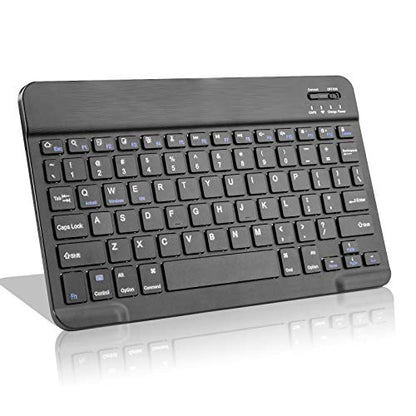 Amazon Fire HD 10/11/8 Wireless Keyboard,Universal Slim Portable Bluetooth Keyboard Compatible with Amazon Fire HD 10/11/8 with Built in Rechargeable Battery (10 Inch Black) - color: 10 Inch Black