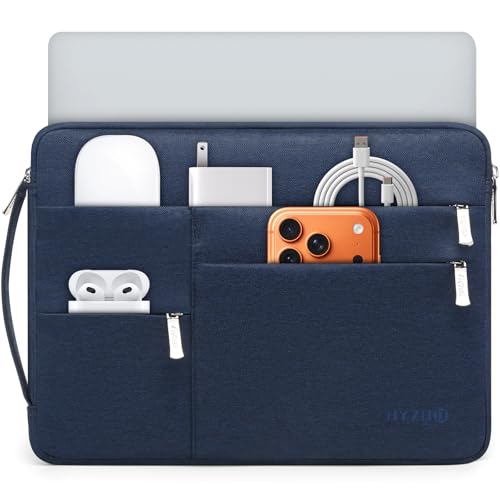 HYZUO 13 Inch Laptop Case Sleeve Bag for MacBook Air 13 M5 A3449 M4 M3 M2 M1 2026-2018, 13" MacBook Neo 2026 A3404, MacBook Pro 13 M2 M1 2026-2016, iPad Air/Pro 13, Surface Pro, XPS 13, Navy Blue - color: Navy Blue, size: 13 Inch
