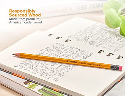 Bostitch Office Premium #2 Pencils, American Cedar Wood, Pre-Sharpened, HB Graphite, 500-Pack - size: 1 Count (Pack of 500)