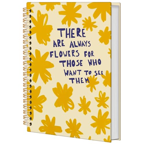 Positive Affirmations Gifts,Inspirational Motivational Notebook Journal, Boho Flora Notebook Journal, Inspirational Gift for Women,Aesthetic Gifts for Friend Teens,A5 Spiral Hardcover 5.5x8.3 - color: Boho Flora