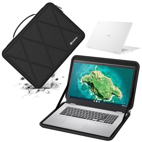 Smatree Hard EVA Protective Sleeve Case Compatible for 14 inch ASUS Chromebook Flip CX1 (CX1400)/ASUS Chromebook CX1 (CX1400) Laptop, Waterproof and Anti-Shock Bag (X8262) - color: X Series-Black, size: For 14 inch ASUS Chromebook CX1/Flip CX1(X8262)