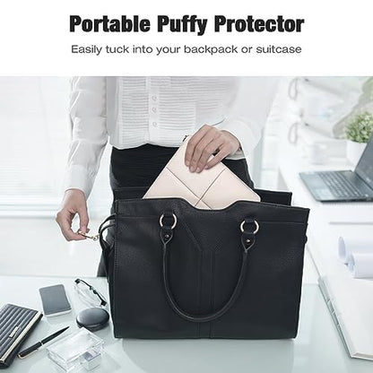 MoKo 9-11 Inch PU Leather Tablet Sleeve Bag Padded Protective Carrying Case | Fits iPad Pro 11-inch M4, iPad Air 11-inch M2, iPad 10th 10.9-inch and iPad Air 4/5th 10.9-inch, White - color: White, size: 9-11 inch