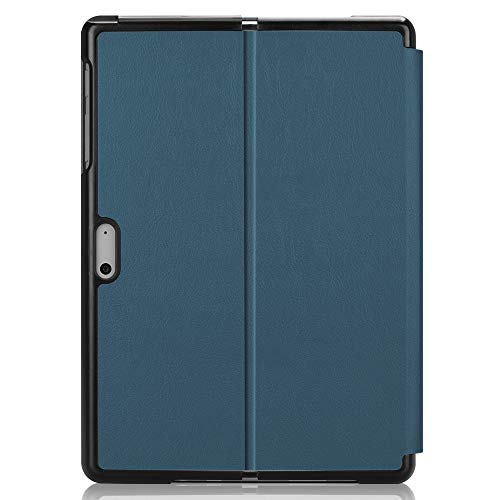 Gylint Case for Surface Go 4 2023 /Go 3 2021 /Go 2 2020 /Surface Go 2018, Slim Fit Leather Smart Case Cover with Pencel Holder for Microsoft Surface Go Blackish Green - color: Blackish green
