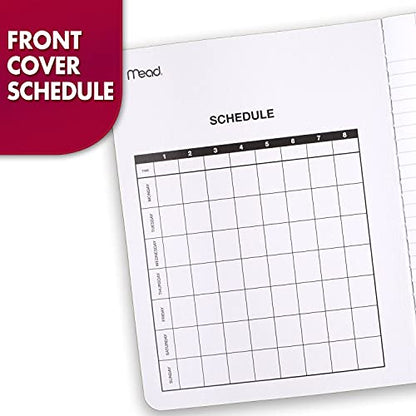 Mead Composition Notebook,Wide Ruled Paper,7-1/2" x 9-3/4",100 Sheets,Blue Marble (09918AY7),(Pack of 12) - color: Blue Marble, size: 12 Pack