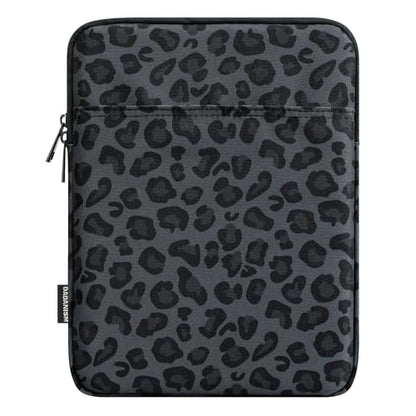 Dadanism 9-11" Tablet Sleeve Bag Carrying Case for iPad (A16) 11th Gen 11", iPad 10th Gen 10.9" Air 5/4, iPad Air/Pro 11", iPad 9/8/7th 10.2", Galaxy Tab A11+ Plus 11"/S9 FE, Tab M11 11",Leopard Black - color: Leopard Black, size: 9-11 inch