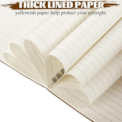 24 Pack A5 Bulk Spiral Notebooks with Kraft Cover, 8.3 x 5.8 Inch 120 Pages Hardcover Spiral Lined Notebook Journal, Lined Travel Bulk Writing Notebook for School Office Supplies(Black, Kraft) - color: Black and Kraft