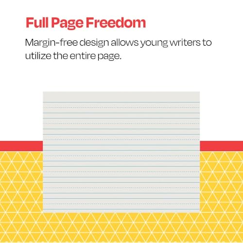 School Smart Skip-A-Line Ruled Writing Paper, 3/4 Inch Ruled Long Way, 11 x 8-1/2 Inches, 500 Sheets - size: 11" x 8.5" - 3/4" Ruled