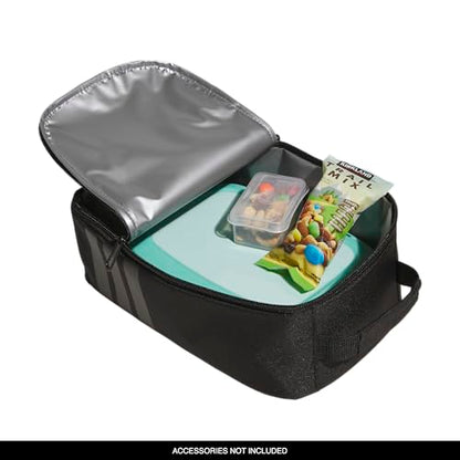 adidas Kids Santiago Lunch Bag for Girls & Boys – Insulated Cooler Lunchbox, 8L - color: 4.0/Black/ White