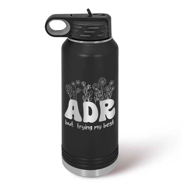 Veterinary Medicine Water Bottles - Stainless Steel Laser Etched, Vet Tech Appreciation Week Gifts for Women Men, Student Veterinarian Assistant Receptionist Cup Tumbler with Straw Lid - color: DS01, size: 32 Ounces