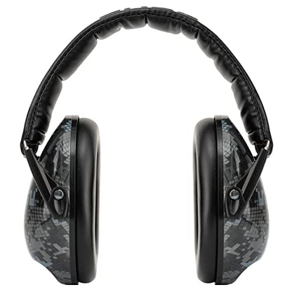 Snug Kids Earmuffs – Noise Reduction for Toddlers & Children – Adjustable, Lightweight, Foldable, Soft & Comfortable - color: Black Digi Camo
