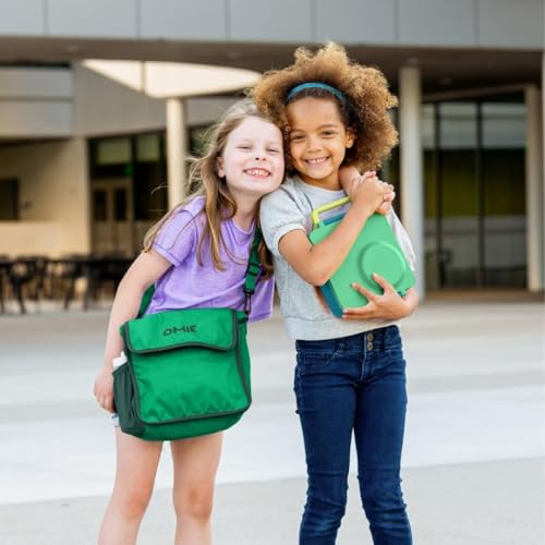 Omie OmieBox Kids Insulated Leakproof Bento Lunch Box with Food Jar (Meadow) - color: Meadow