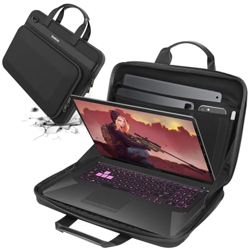 Smatree Heavy Duty Hard Case for 16 inch Lenovo Legion Pro 7/7i/5i/5 Gen 8, for Legion 5 Pro Gen7/ Slim 5i Gen8/ Slim 7i Gen8/7, for ThinkPad P16/T16g Gen 3 Laptop (A800) - color: Black-16 Inch, size: For 16 inch Lenovo Laptops