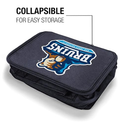 Campus Lab Bob Jones University Insulated Soft Sided Lunch Box - Reusable Lunch Bag For School Office Work, BPA Free, Navy - color: Bob Jones University
