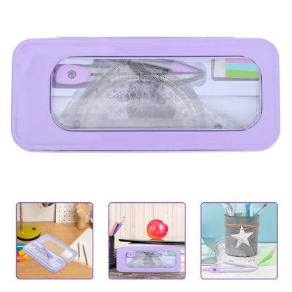 Artibetter Compass and Protractor Set for School Supplies Adjustable Compass and Easy to Use Design, Plastic and Metal Geometry Kit for Math Projects and Students