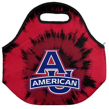 Campus Lab American University Tie-Dye Soft Neoprene Lunch Bag, Lightweight - color: American University AU Eagles