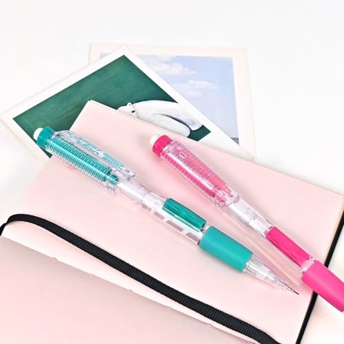 BAZIC PRODUCTS Crown Dazzle 0.5 mm Mechanical Pencils, HB Lead, 24-Box | fine point, click-advance, refillable, Eraser under cap, fine writing, notes, tests - size: 1 Count (Pack of 24)