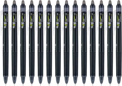 PILOT, FriXion Synergy Clicker Erasable, Refillable, Retractable Gel Ink Pens, Extra Fine Point 0.5 mm,Black,Pack of 98 - color: Black, size: 1 Count (Pack of 98)