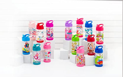 Stephen Joseph Flip Top, Paisley Garden Water Bottle - color: Paisley
