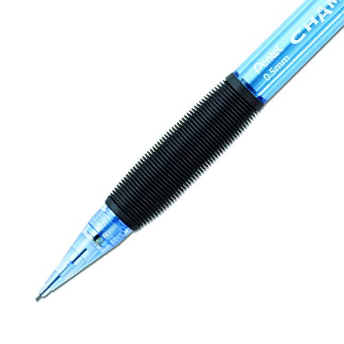 Pentel Champ Pencil, Automatic Pencil, 0.5mm Lead Size, Blue Barrel, Box of 12 (AL15C) - color: Blue, size: 12 Count (Pack of 1), style: 0.5 mm