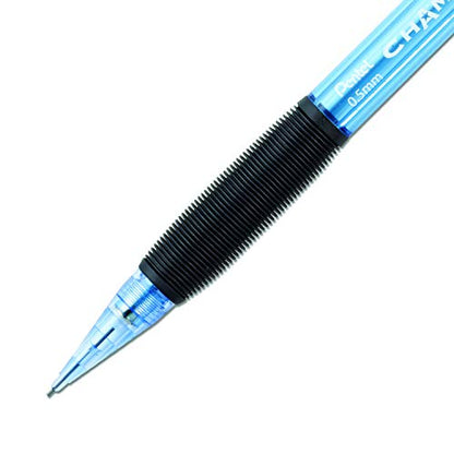 Pentel Champ Pencil, Automatic Pencil, 0.5mm Lead Size, Blue Barrel, Box of 12 (AL15C) - color: Blue, size: 12 Count (Pack of 1), style: 0.5 mm