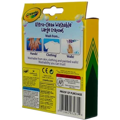 Crayola Large Washable Crayons 16 Pack - 2 Packs
