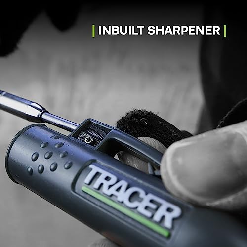 Tracer Mechanical Carpenter Pencils Set with Replacement Lead (6 Pack) - Construction Pencil with Site Holster - All In One Marking Kit for Carpenter Tools Contractor Pencils - AMK1 - style: Pencil + Lead