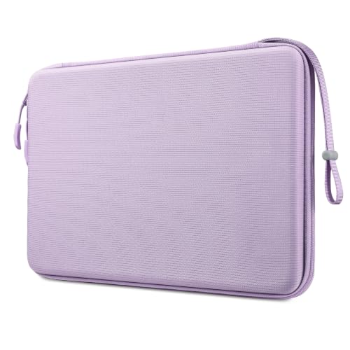 FINPAC Hard Laptop Sleeve Case for 15.3" MacBook Air, 16.2" MacBook Pro | Waterproof Laptop Carrying Case for 15.3 inch MacBook Air M5/M4/M3/M2, 16.2 inch MacBook Pro M5/M4/M3/M2 Pro/Max - color: Lilac, size: 15-16-inch MacBook Air/Pro