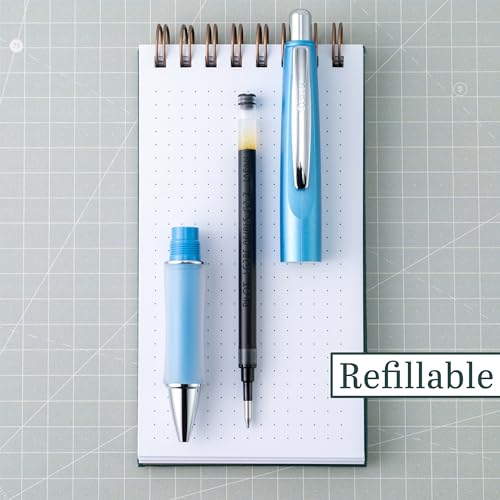 Pilot Dr. Grip Limited Gel Pen, Black Ink, Single Pen | Ideal for School, Journaling & Office Writing - color: Blue Barrel, size: 1 Count (Pack of 1)