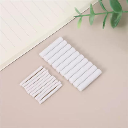 70 Pcs/Box Mechanical Pencil Eraser Refills 2.3mm/5mm Replacement with Storage Box Sketch Eraser Pen Refill Standard Pencil Erasers